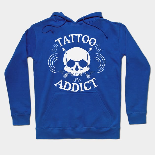 Tattoo Addict (white) Hoodie by nektarinchen